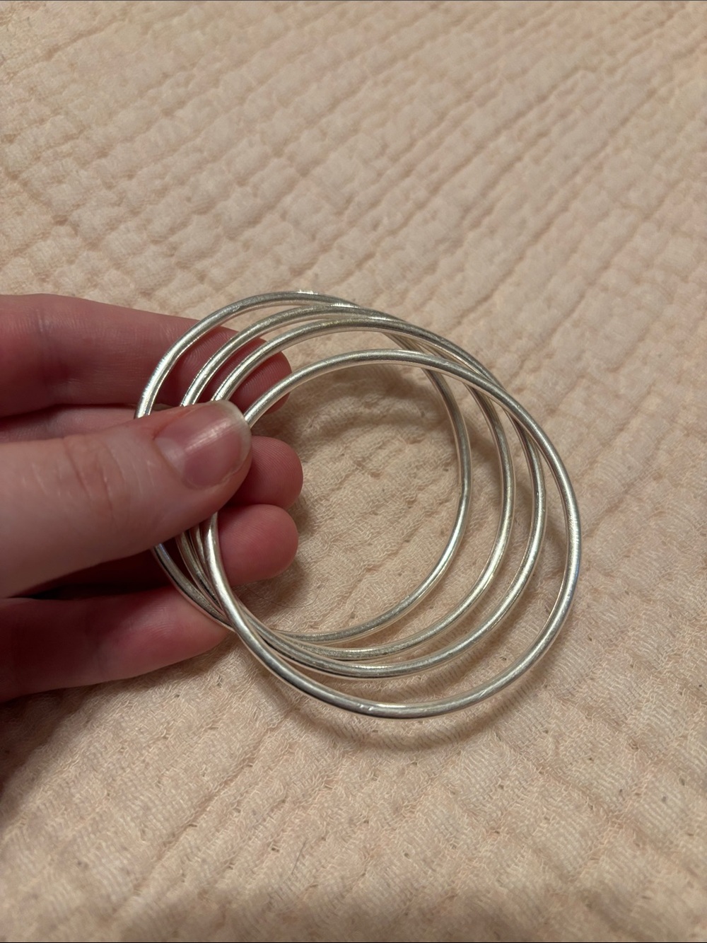 silver bangle bracelets